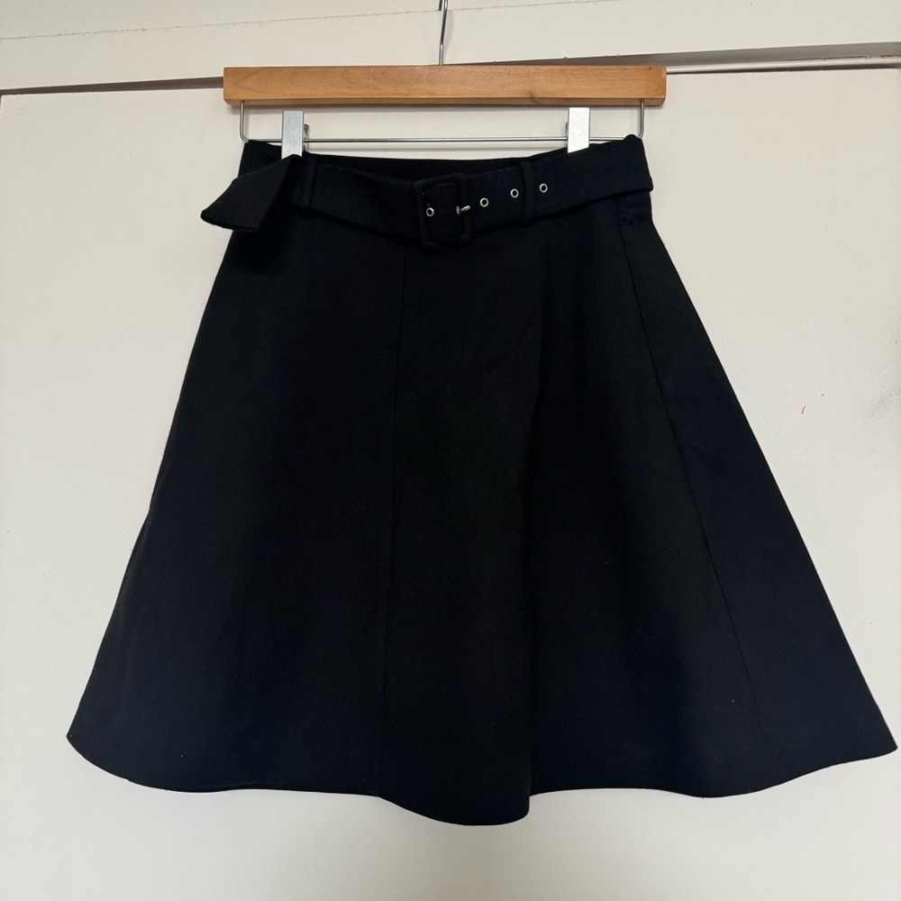 Zara black mini skirt